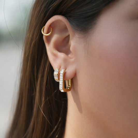 Tarnish resistant stainless steel earrings