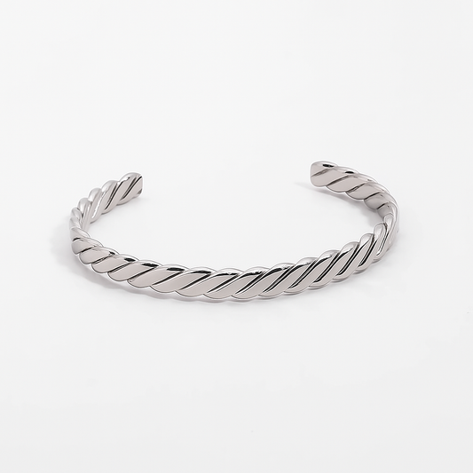 Bold twisted cuff