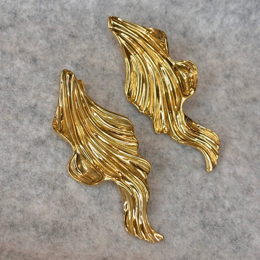 Flame inspired earrings