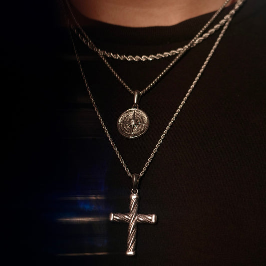 Tarnish resistant cross necklace