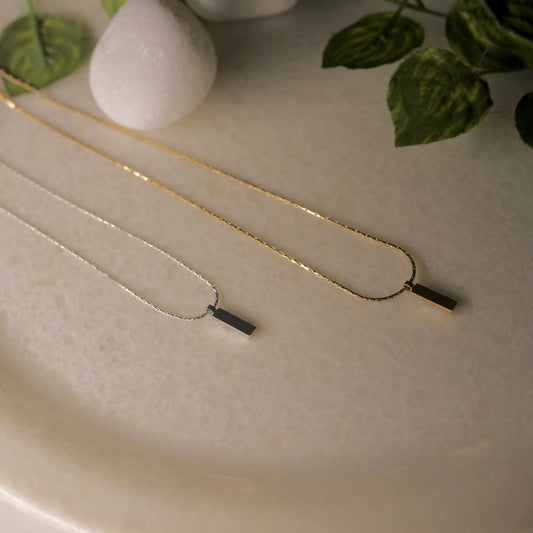 Modern stainless steel necklace