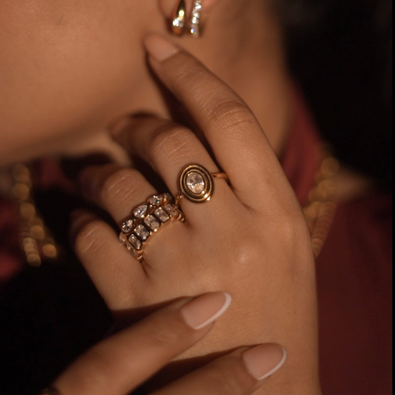 Tarnish resistant stainless steel ring