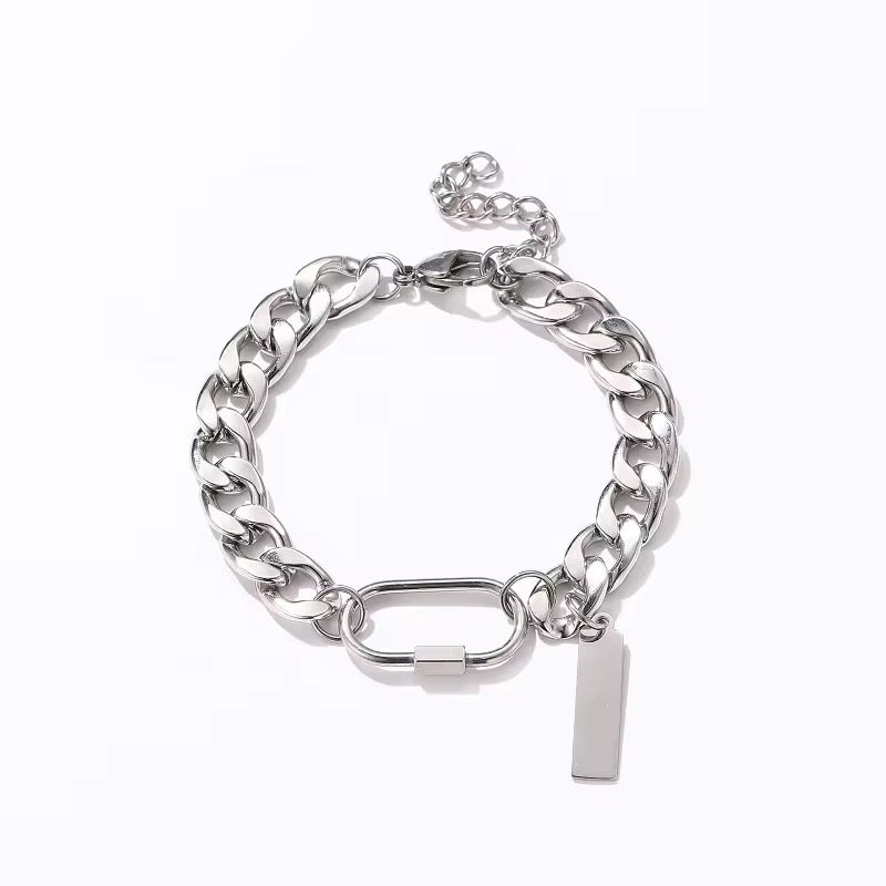 Silver Chunky Chain Bracelet