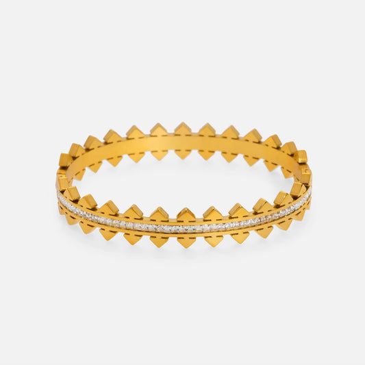 18K gold plated cuff