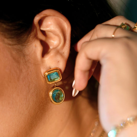 Bold statement earrings for women