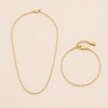 Anchor Chain + Anchor Bracelet (gold)
