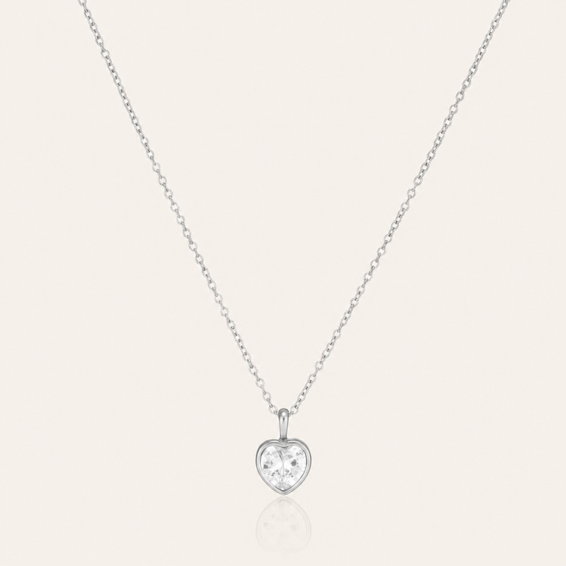 Eros Necklace + Eros Earrings (silver)