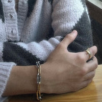 Torque Chain Bracelet