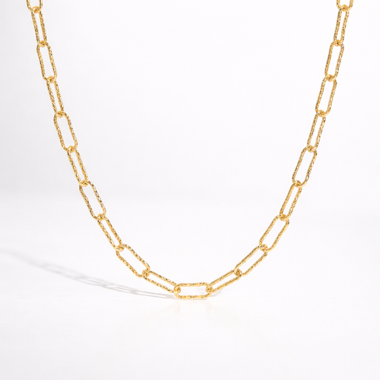 Modern gold chain jewellery design