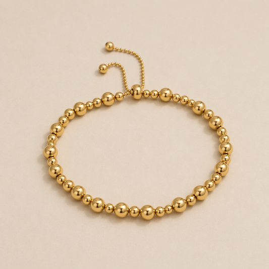 gold beaded Eclat bracelet