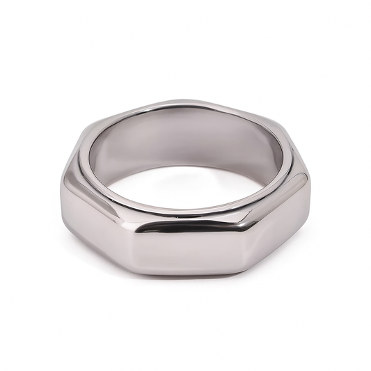 Tarnish resistant steel ring