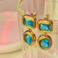 Aqua Earrings