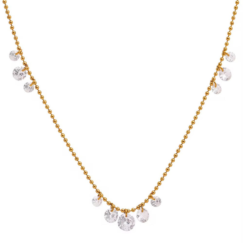 Minimal gold chain jewellery design