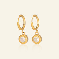 Suki Necklace + Suki Earrings (gold)