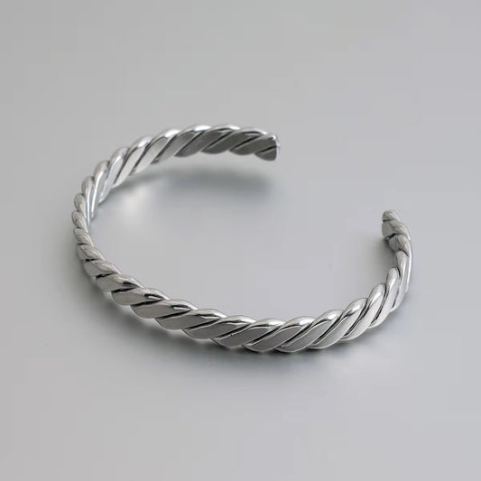 Bold twisted cuff