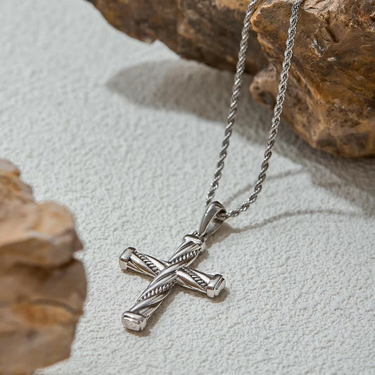 Tarnish resistant cross necklace