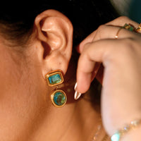 Aqua Earrings