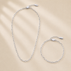 Anchor Chain + Anchor Bracelet (silver)