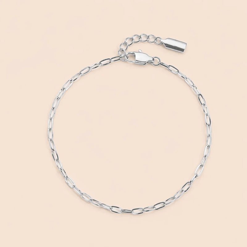 Anchor Chain + Anchor Bracelet (silver)