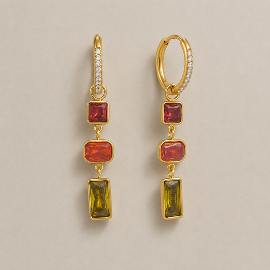 Carmine Earrings