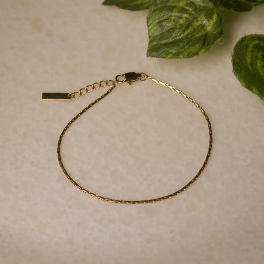 Cipher Chain + Crux Bracelet (gold)