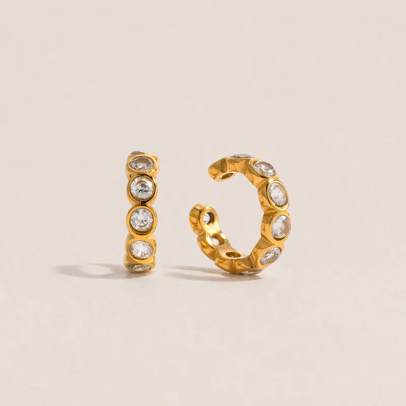 Eos Earrings + Eos Earcuffs (gold)