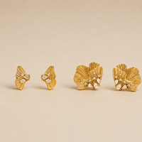 Solace Earrings + Flutter Earrings