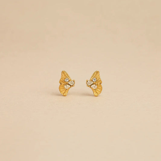 Solace Earrings + Flutter Earrings