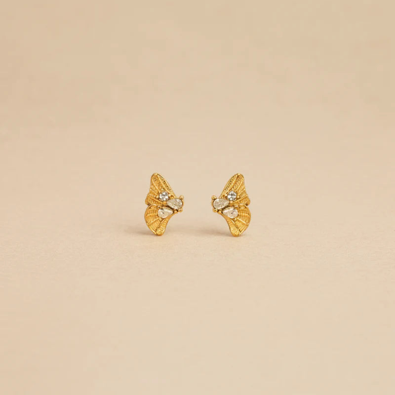 Solace Earrings + Flutter Earrings
