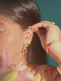 Aqua Earrings