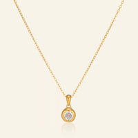 Suki Necklace + Suki Earrings (gold)