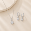 Suki Necklace + Suki Earrings (silver)