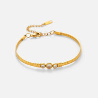 Sway Necklace + Sway Bracelet (gold)